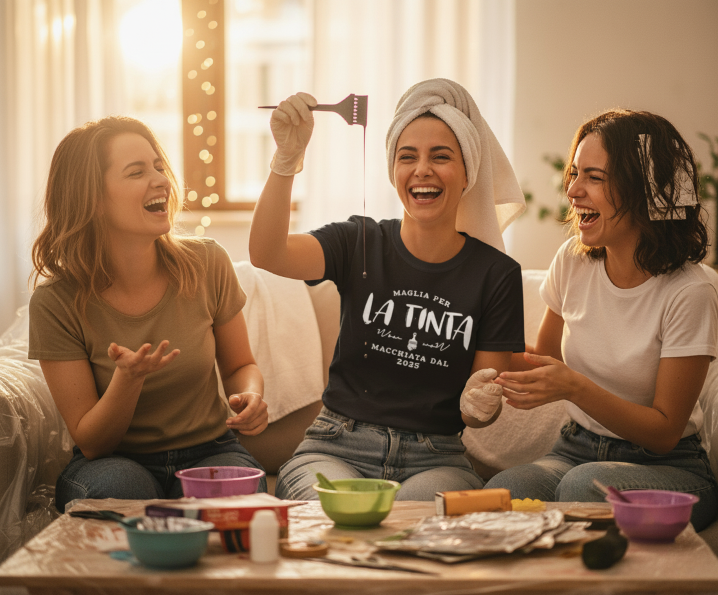 Maglia per la Tinta | T-shirt "Salva Vestiti" per Tinta Capelli & Parrucchieri 💇‍♀️